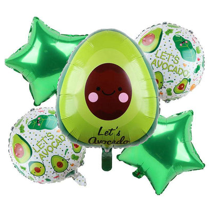 Billion Balloons Summer Fruit and Vegetable Aluminum Fruit Balloon
