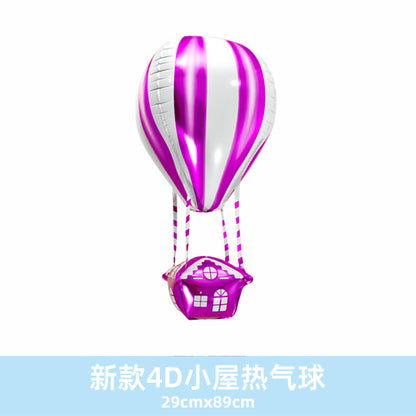 Promotional 3D 4D Floating Balloon Hot Air Gift Original Aluminum Film 50pcs Min.