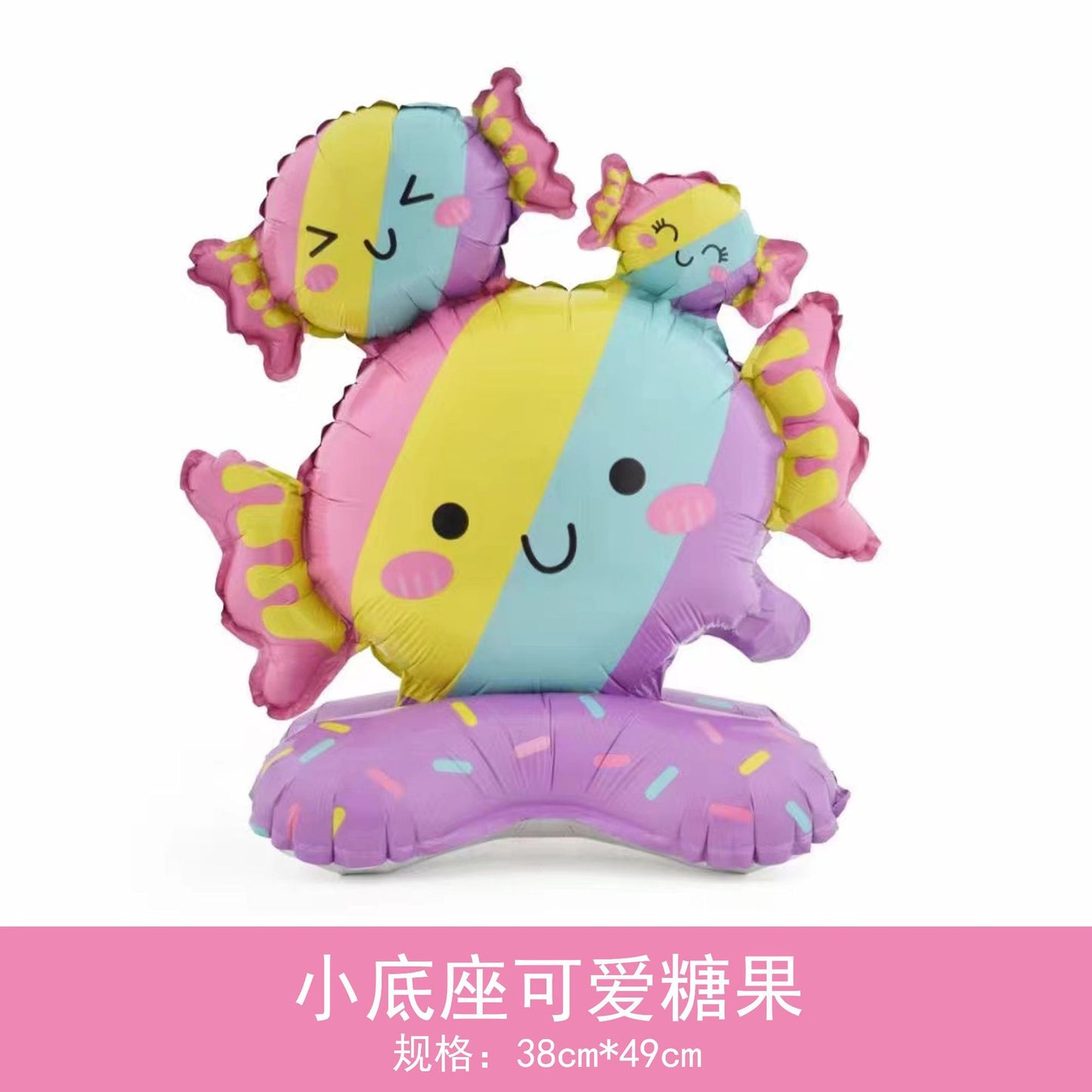 Balloon Window Decor Props Small Base Monkey Rabbit