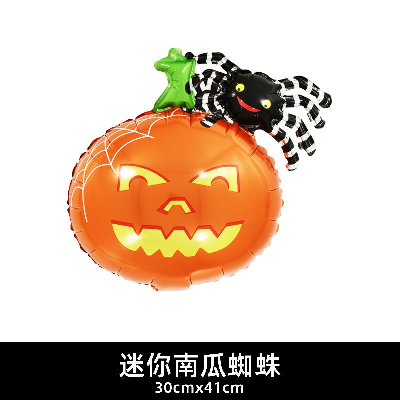 Mini Halloween Decor Balloons Ghost Festival Bat Pumpkin Skull Film Min.100PCS