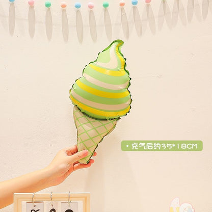 Billion Balloons INS Style Matte Bear Cake Aluminum Film Balloons Min.50PCS