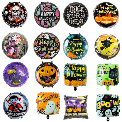 18 Inch Balloon Skull Bat Spider Pumpkin Halloween Decor Min.50PCS