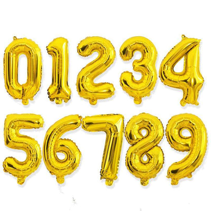 Billion Balloons 32 Inch Aluminium Foil Number Decoration Number Balloon Party Supplies