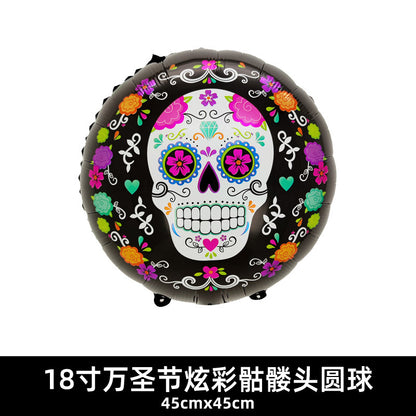 18 Inch Balloon Skull Bat Spider Pumpkin Halloween Decor Min.50PCS