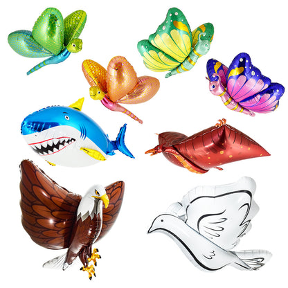 Promotional 3D 4D Floating Balloon Hot Air Gift Original Aluminum Film 50pcs Min.