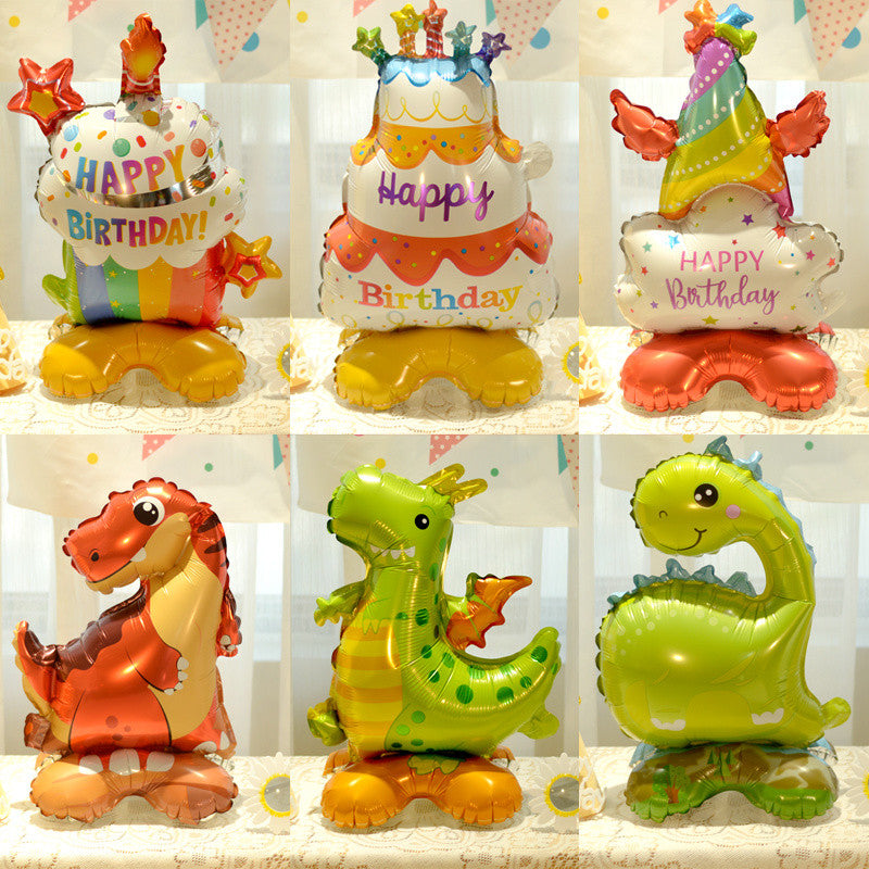 Billion Balloons Popular Medium Aluminum Foil Cartoon Cake Stand Balloon