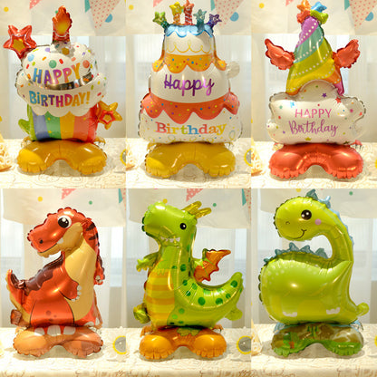 Billion Balloons Popular Medium Aluminum Foil Cartoon Cake Stand Balloon
