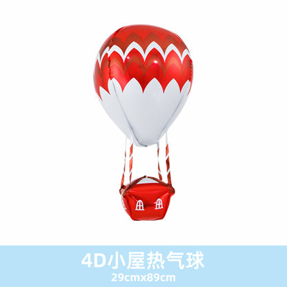 Promotional 3D 4D Floating Balloon Hot Air Gift Original Aluminum Film 50pcs Min.