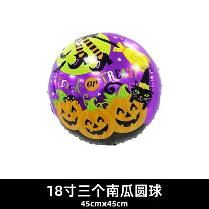 18 Inch Balloon Skull Bat Spider Pumpkin Halloween Decor Min.50PCS
