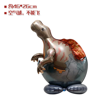 Billion Balloons 4D Standing Dinosaur Egg Shape Cartoon Balloon Dinosaur