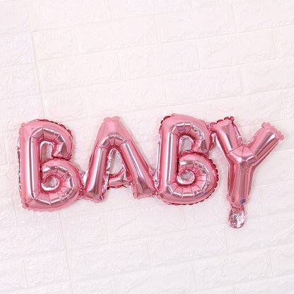 English Letter Balloon for Digital Party Aluminum Foil Decor 80*30cm Min.50PCS