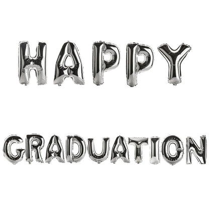 High School Graduation Set Aluminum Foil Balloons Hat Photo Frame Balls Min.50PCS