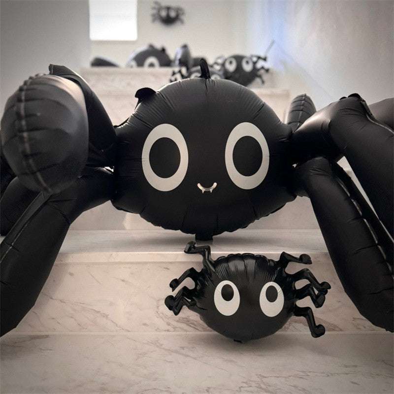 Billion Ballons Halloween Decoration Balloon 3D Large Spider Aluminum Foil Balloon