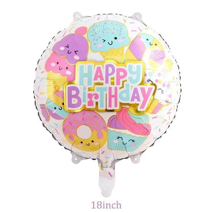 Billion Balloons 1/6Pcs Ice Cream Candy Dessert Series Balloons