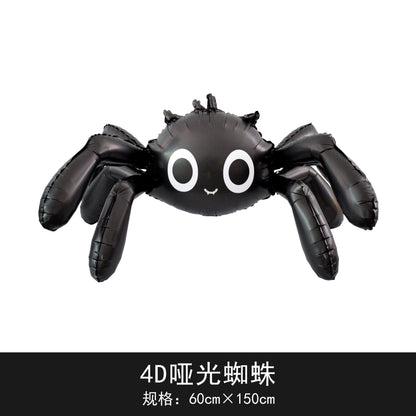 120cm Halloween Party Balloon Witch Skeleton Spider Base Min.50PCS
