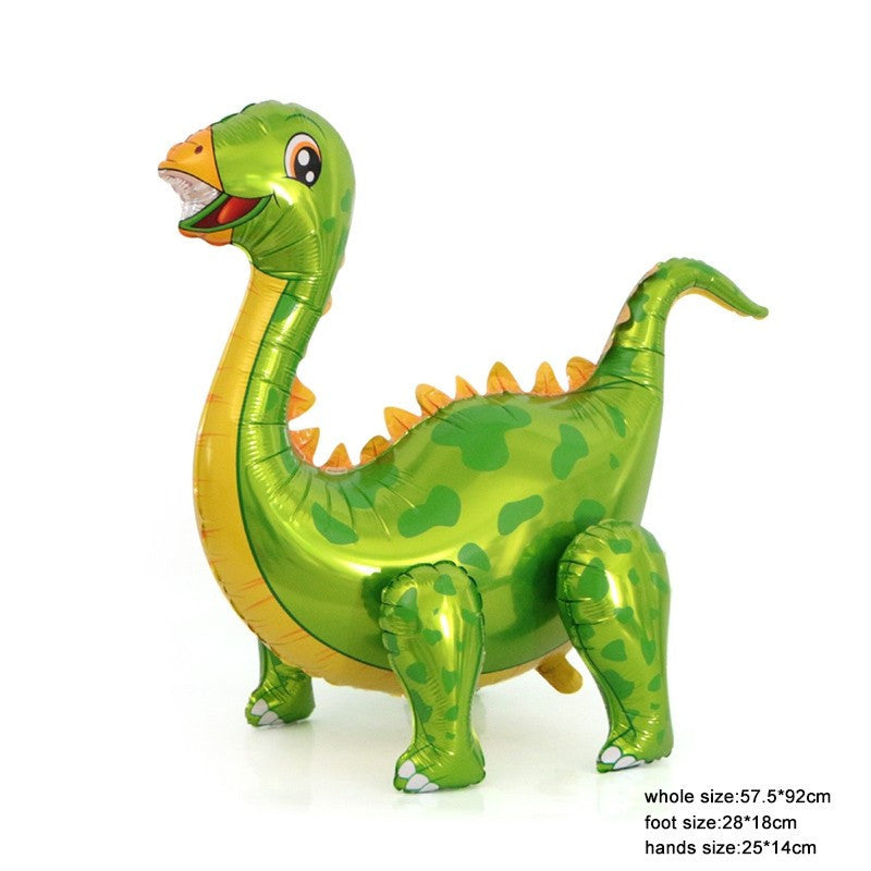 Billion Balloons 3D Standing Large Dinosaur Cartoon Aluminum Film Balloon