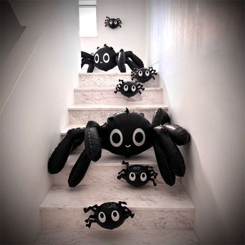 Billion Ballons Halloween Decoration Balloon 3D Large Spider Aluminum Foil Balloon