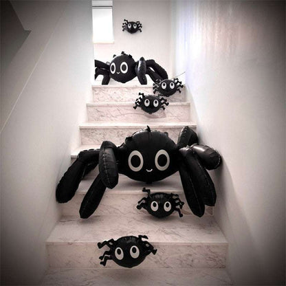 Billion Ballons Halloween Decoration Balloon 3D Large Spider Aluminum Foil Balloon