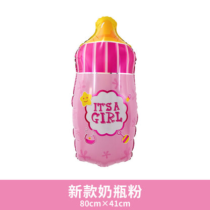 Aluminum Foil Carousel Balloon Baby First Birthday Min.50PCS