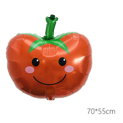 Billion Balloons Summer Fruit and Vegetable Aluminum Fruit Balloon - 50PCS