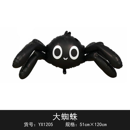 120cm Halloween Party Balloon Witch Skeleton Spider Base Min.50PCS