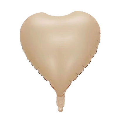 Billion Balloons 18/40Inch Number Balloons 0-9 Large Digital Heart Foil Beige Balloon
