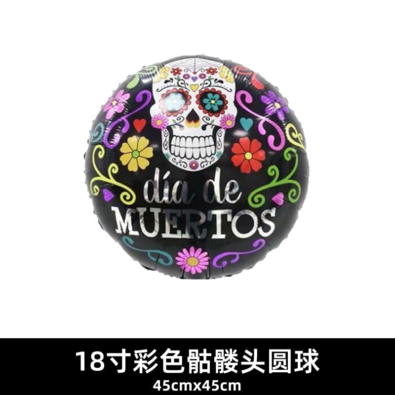 18 Inch Balloon Skull Bat Spider Pumpkin Halloween Decor Min.50PCS