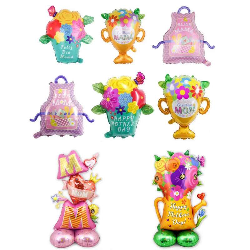 Mother's Day Birthday 3D Large Aluminum Foil Balloon Wholesale