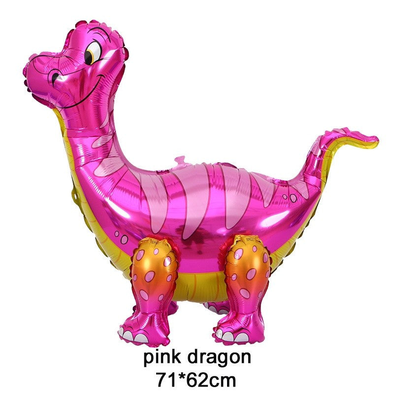 Billion Balloons 3D Standing Large Dinosaur Cartoon Aluminum Film Balloon