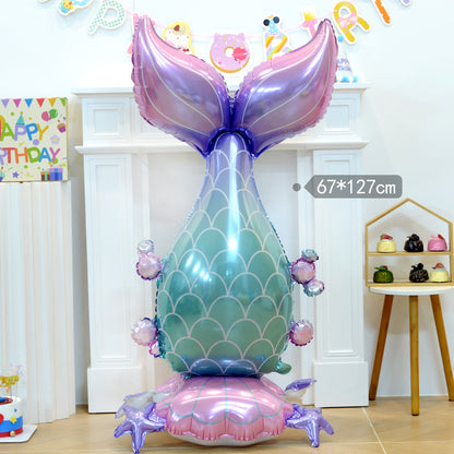 Large Cartoon Aluminum Film Balloon Standing Base Party Min.50PCS