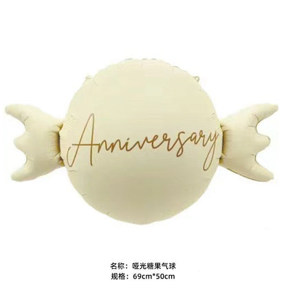Billion Balloons Cream Caramel Color Theme Balloons Birthday Bear Birthday Balloon