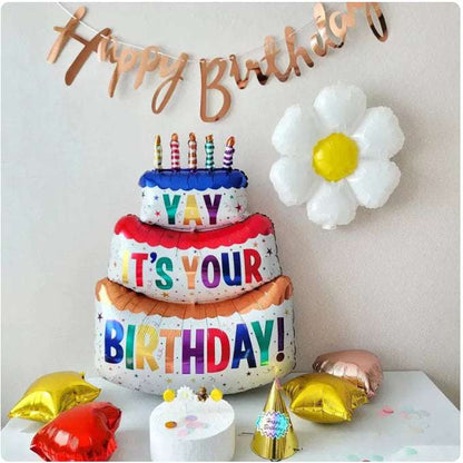 Billion Balloons 2/3Feet Teddy Bear Cakes Foil Balloon