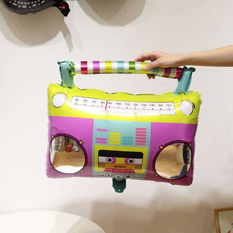 Billion Balloon Photography Camera Microphone Radio Skate Aluminum Foil Balloons