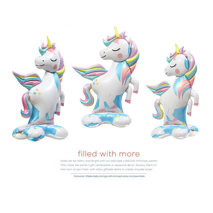 Toys Balloon Romantic Cute Oversized Unicorn Cartoon Aluminum Balloon