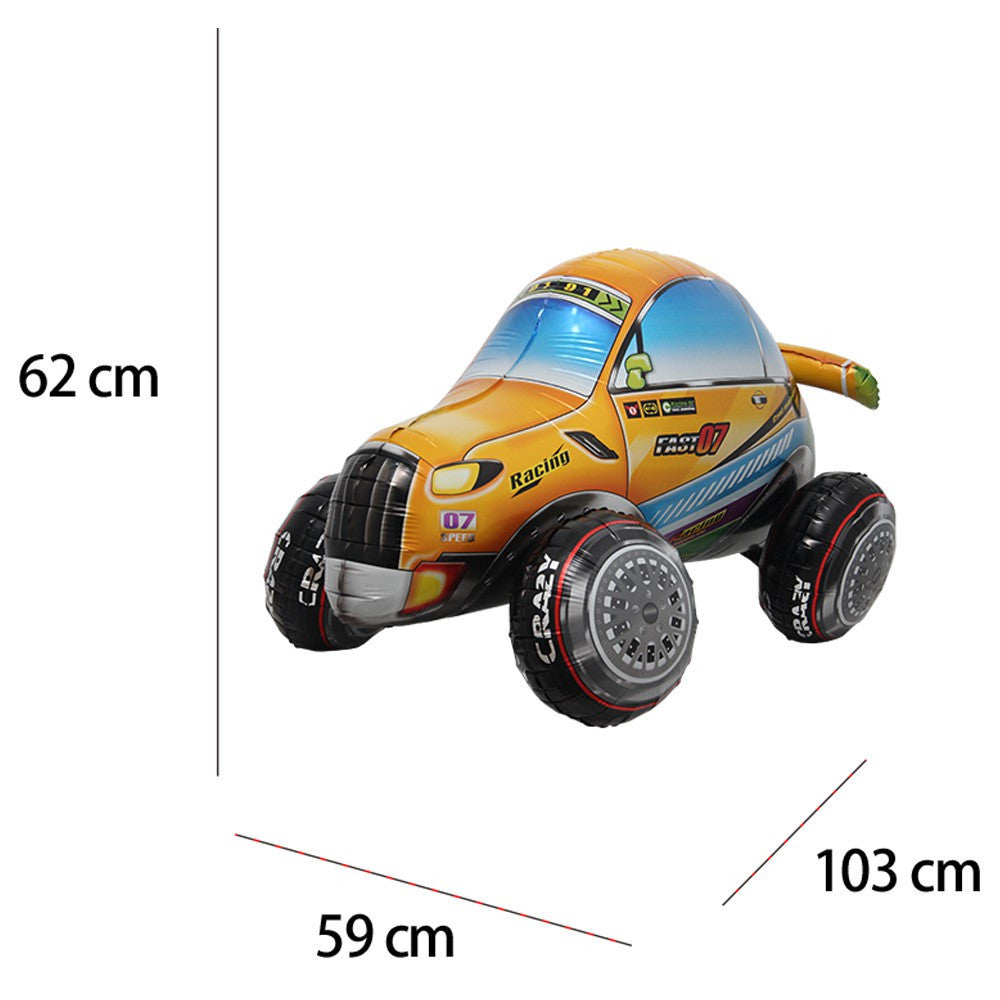 Billion Balloons 4D standing giant Racing Car Foil Balloon SUV Car Balloon