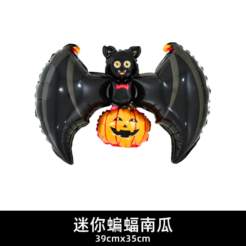 Mini Halloween Decor Balloons Ghost Festival Bat Pumpkin Skull Film Min.100PCS