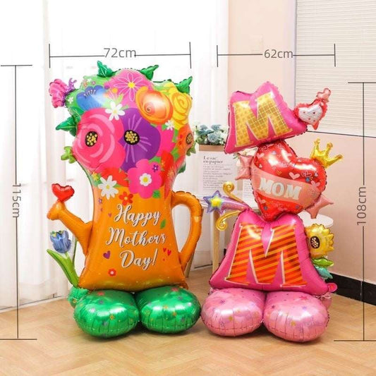 Mother's Day Birthday 3D Large Aluminum Foil Balloon Wholesale
