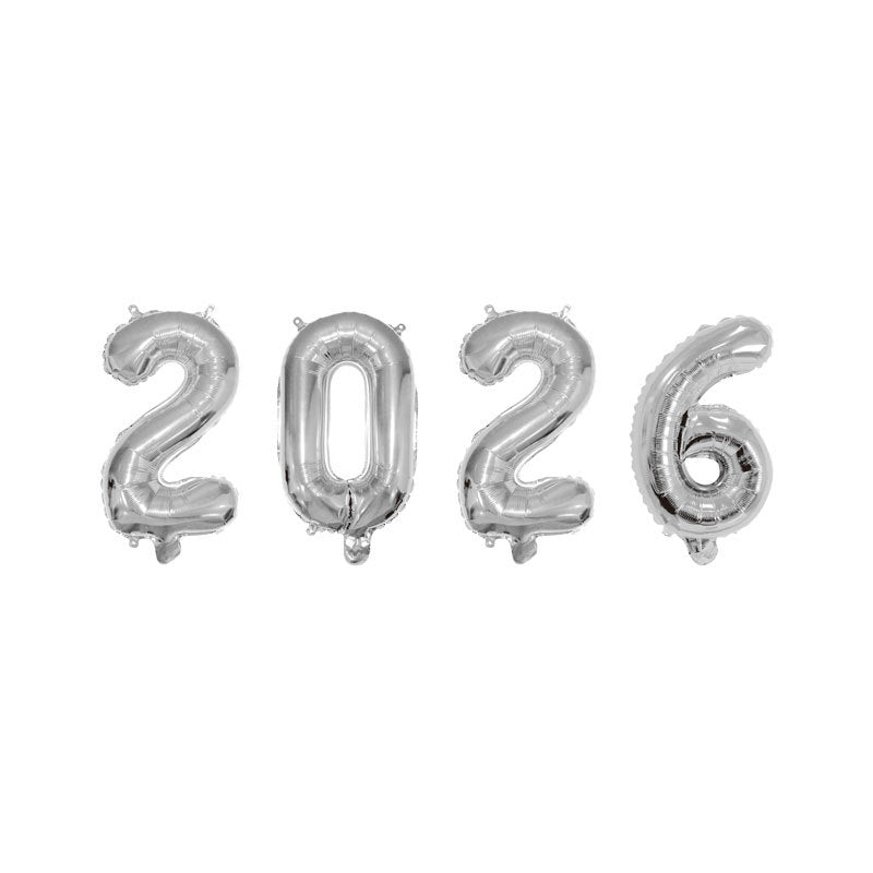 16" 32" New Year Balloons for 2026 - Min.10PCS