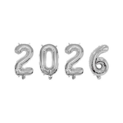 16" 32" New Year Balloons for 2026 - Min.10PCS