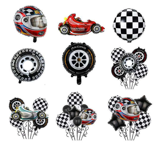Billion Balloons 18-Inch Car Racing Car Tire Aluminum Film Balloon