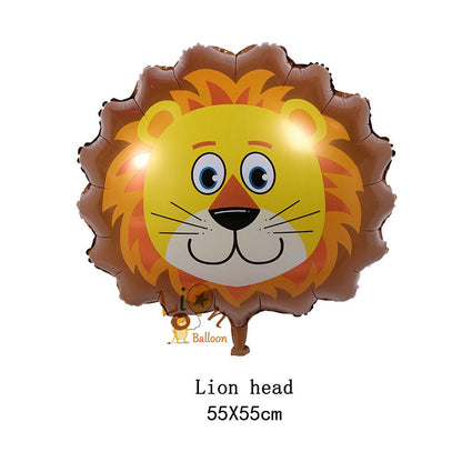 Billion Balloons Safari Jungle Animals Theme Head shape balloons