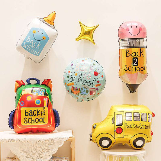 Back-to-School Season Decoration for Kindergarten Classroom Aluminum Foil Balloons