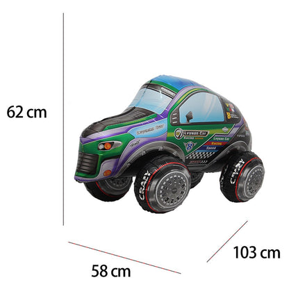 Billion Balloons 4D standing giant Racing Car Foil Balloon SUV Car Balloon