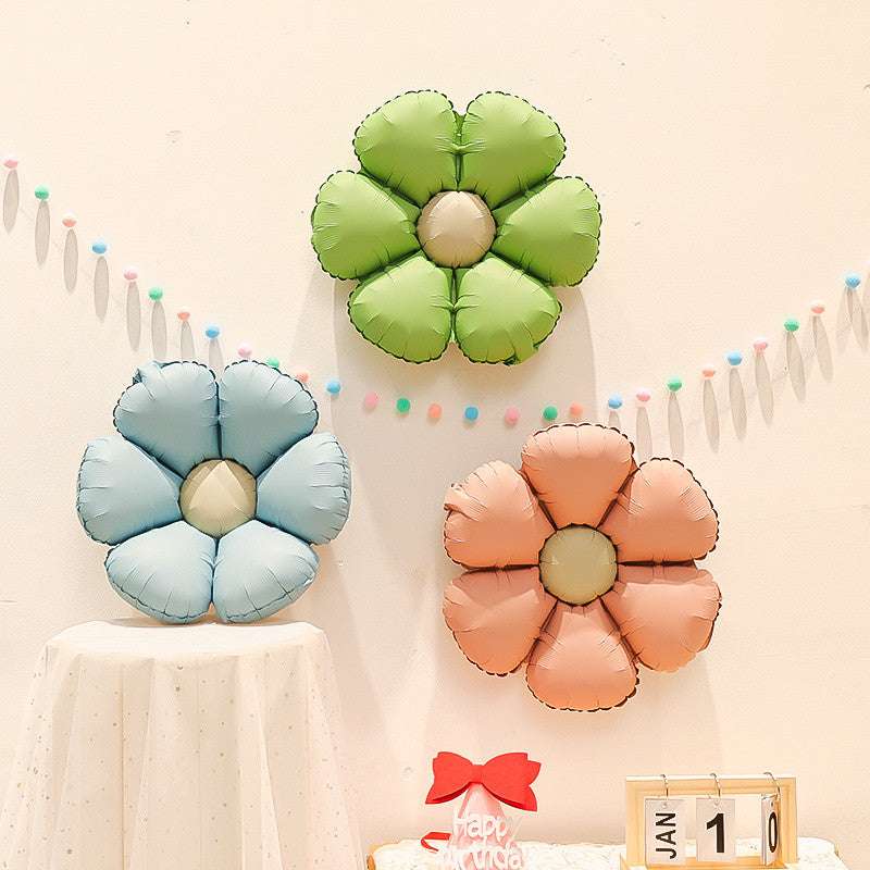Billion Balloons INS Style Matte Bear Cake Aluminum Film Balloons