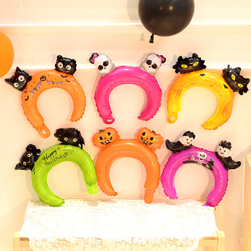 Mini Halloween Decor Balloons Ghost Festival Bat Pumpkin Skull Film Min.100PCS