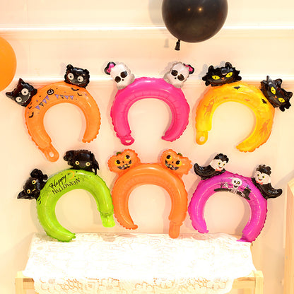 Mini Halloween Decor Balloons Ghost Festival Bat Pumpkin Skull Film Min.100PCS