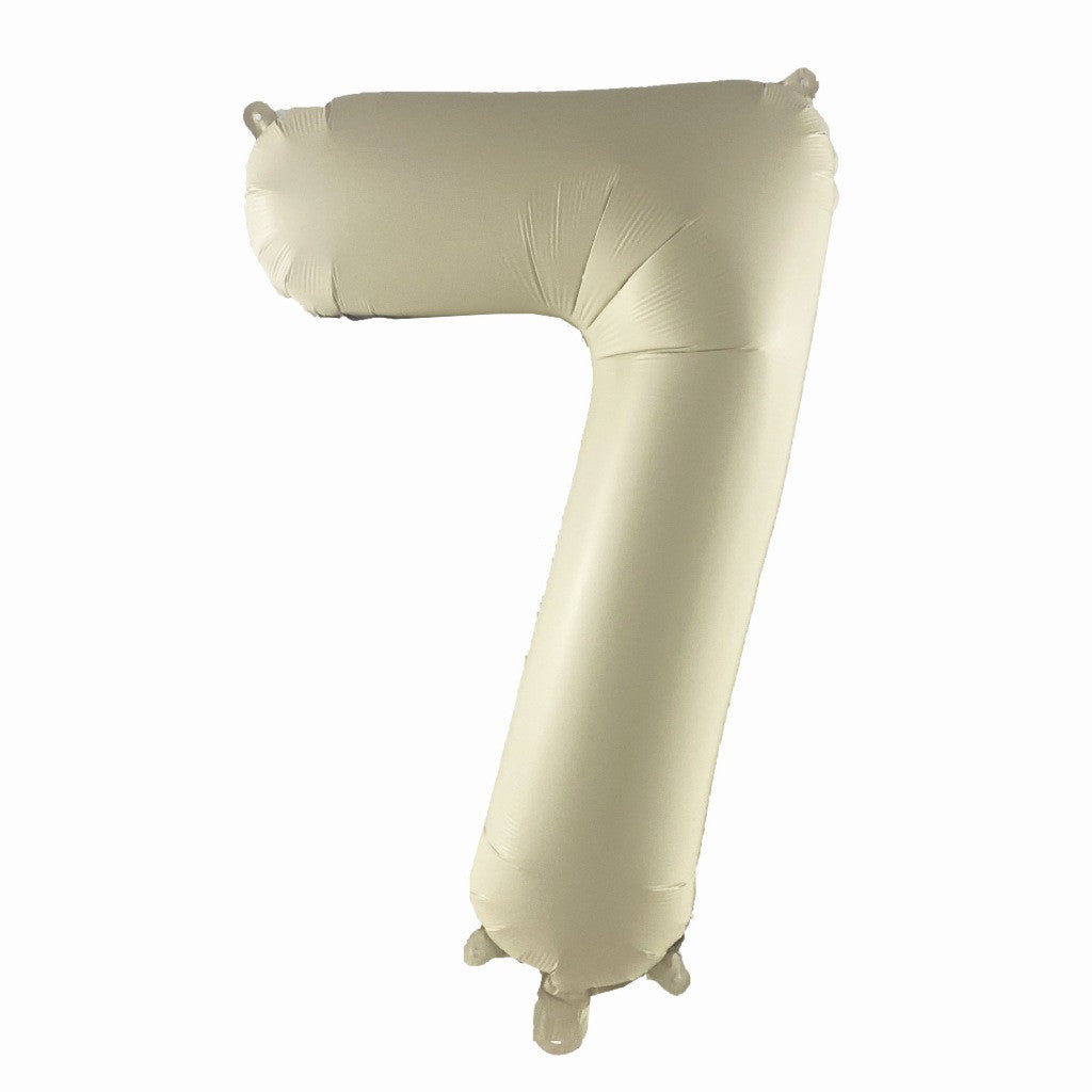 Billion Balloons 32Inch Cream Caramel Color Theme Number Balloons
