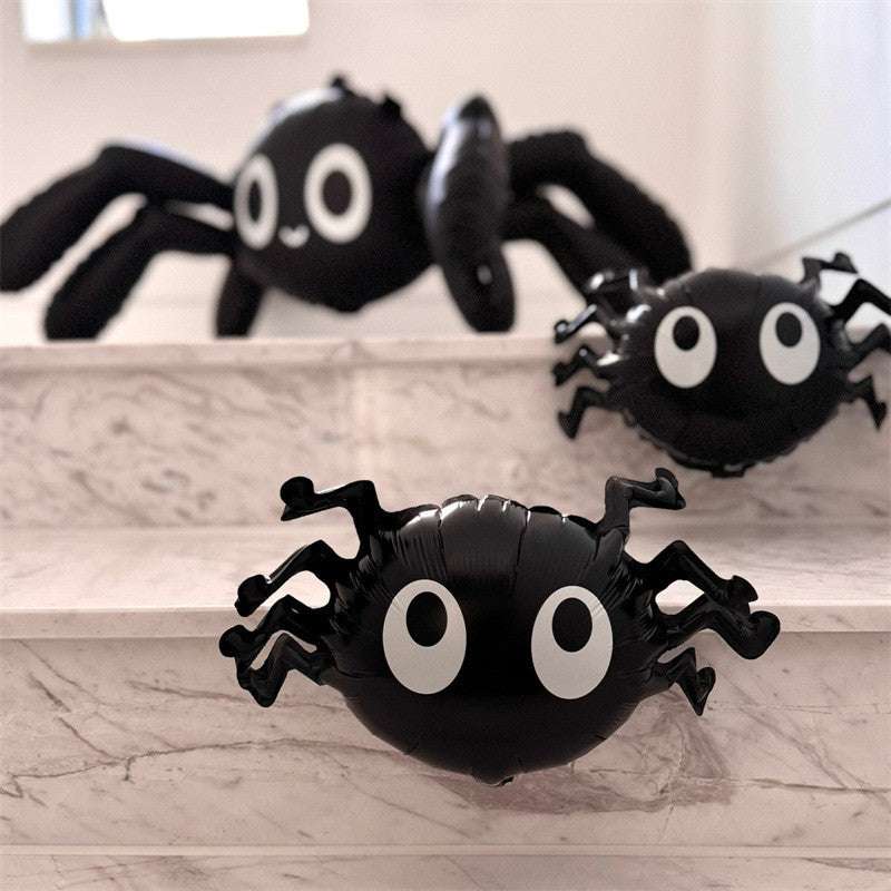 Billion Ballons Halloween Decoration Balloon 3D Large Spider Aluminum Foil Balloon