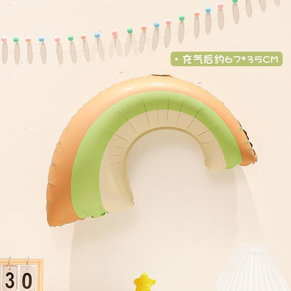 Billion Balloons INS Style Matte Bear Cake Aluminum Film Balloons Min.50PCS