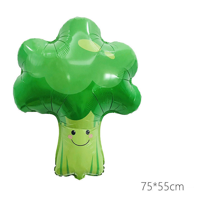 Billion Balloons Summer Fruit and Vegetable Aluminum Fruit Balloon - 50PCS